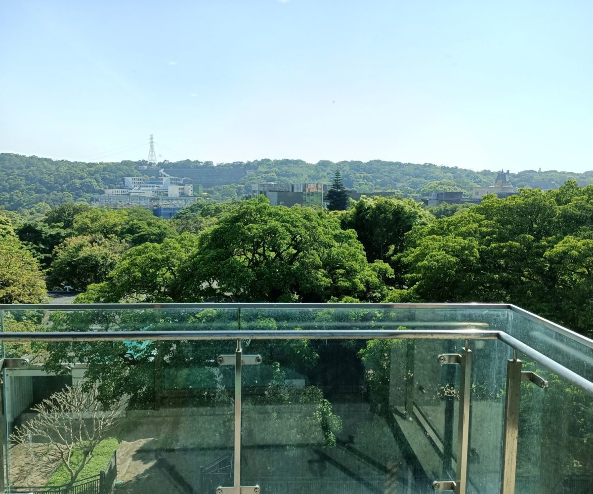 Taipei European School apartment rental-Bedroom Balcony View