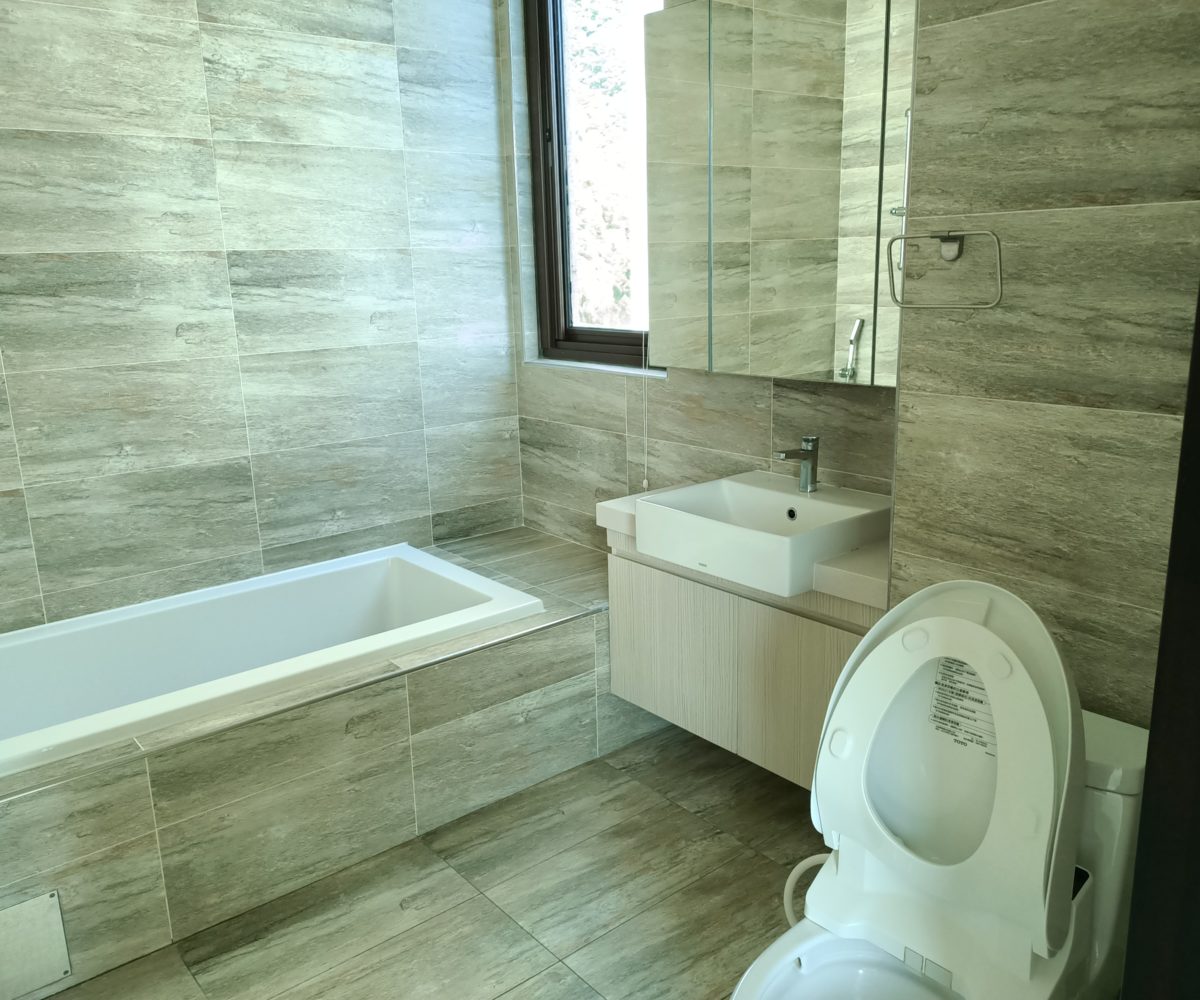 Taipei European School apartment rental-Master Bedroom Bathroom View