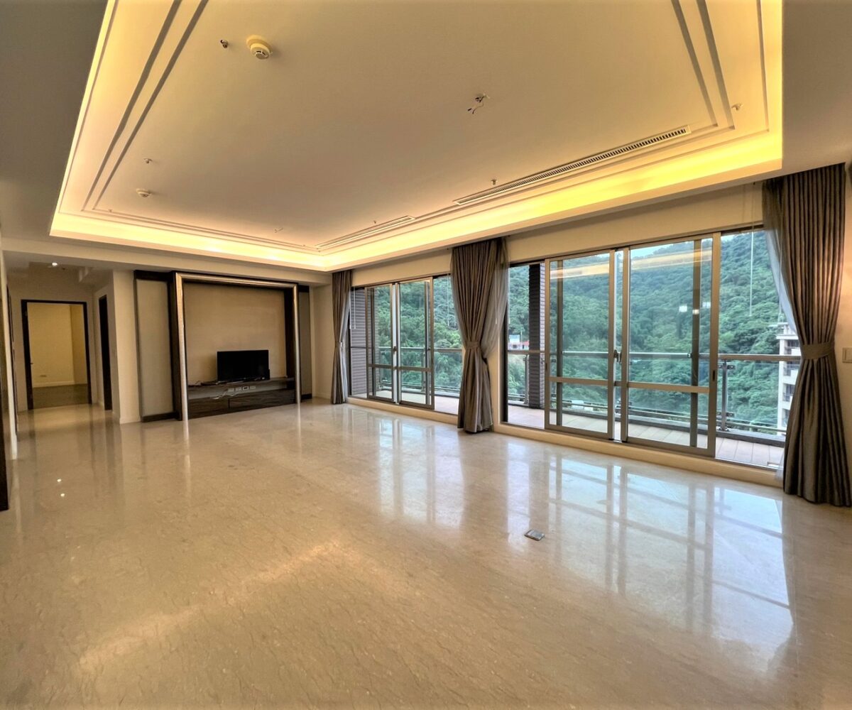 Taipei apartment rental Xinyi district living room view