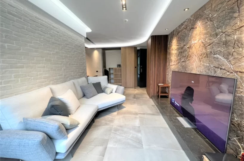 Taipei Neihu furnished apartment_living room view-4