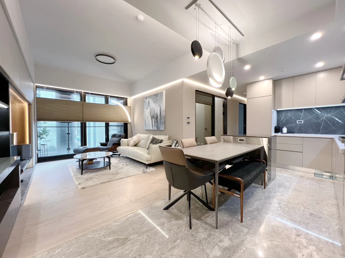 Taipei apartment rental-living room view-1