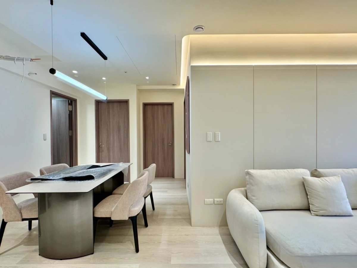 Taipei apartment rental dining room view