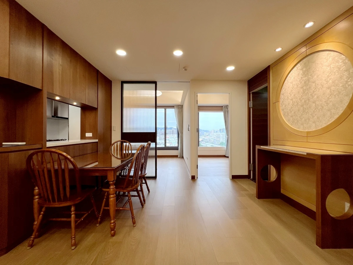 Taipei apartment rental-Shilin-living room view