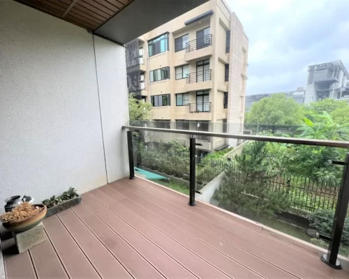 Taipei Neihu furnished apartment_2F balcony view-2