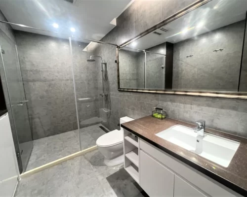 Taipei Neihu furnished apartment_master bathroom view