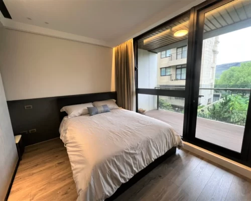 Taipei Neihu furnished apartment_master bedroom view