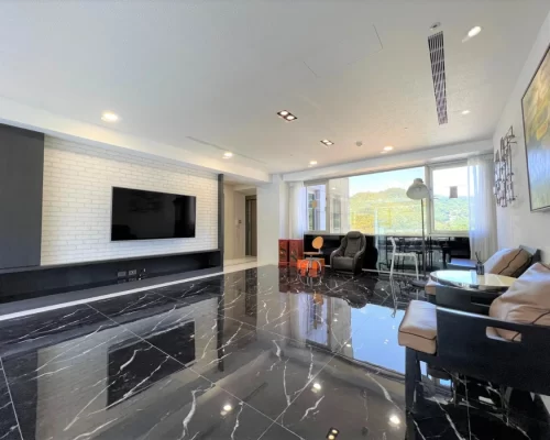Taipei apartment rental Xinyi luxurious 4 bedroom apartment-Livingroom View
