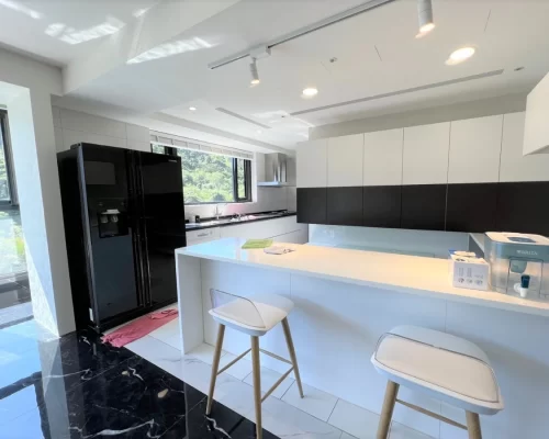 Taipei apartment rental Xinyi luxurious 4 bedroom apartment-kitchen view
