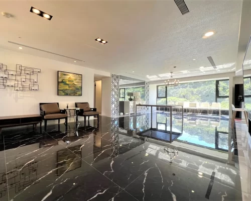 Taipei apartment rental Xinyi luxurious 4 bedroom apartment-living room view-2