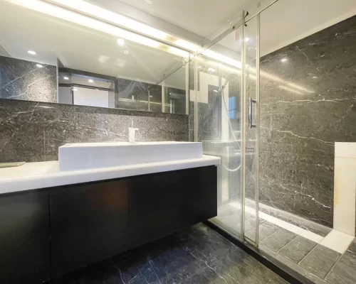 Taipei apartment rental-Zhongxiao 101-10F-shower room view