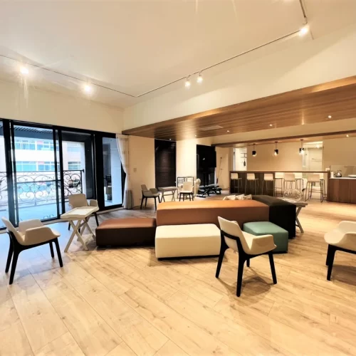 Taipei apartment rental luxurious Neihu apartment-living room view-3