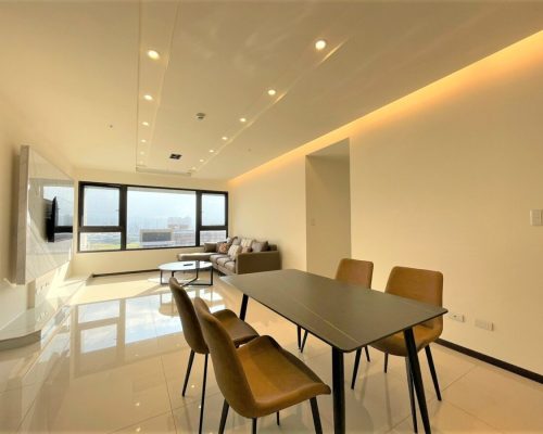 Taipei apartment rental_Furnished 3 Bedroom apartment_living room view-2